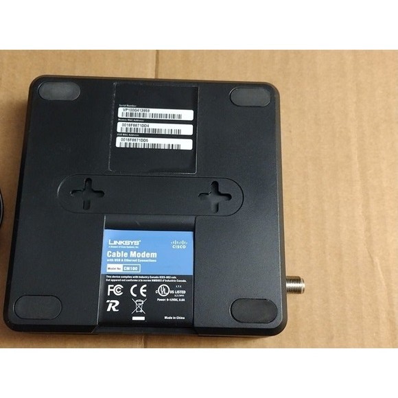 Cisco-Linksys Cable Modem DOCSIS 2.0 with Ethernet USB - CM100 - Picture 4 of 4